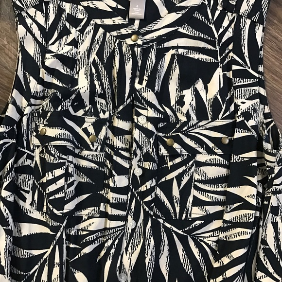 Palm print Jumpsuit - Picture 2 of 2